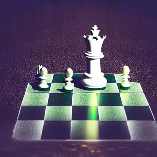 Chess queen on chessboard AI Generated 24118842 Stock Photo at