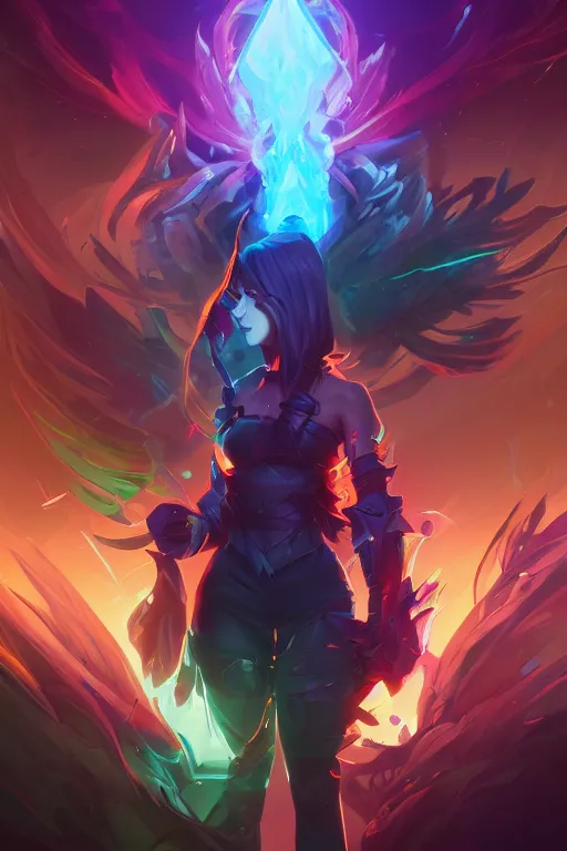 Prompt: quinn league of legends wild rift hero champions arcane magic digital painting bioluminance alena aenami artworks in 4 k design by lois van baarle by sung choi by john kirby artgerm style pascal blanche and magali villeneuve mage fighter assassin