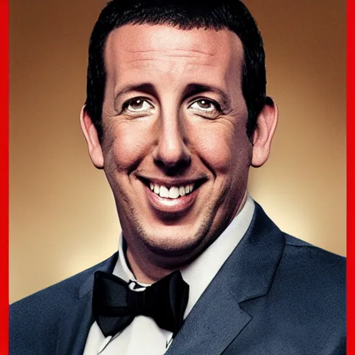 Prompt: president adam sandler, official portrait