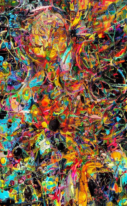 Prompt: image of random arts, weird, chaos, art, slightly abstract