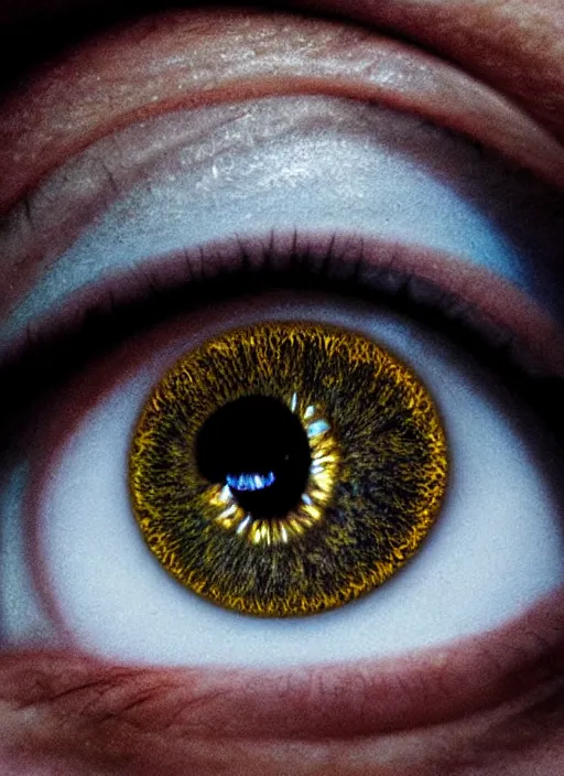 Prompt: portrait of a stunningly beautiful eye, multiplied to infinity