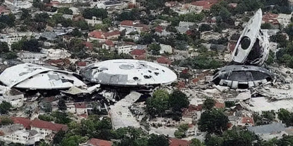 Prompt: ufo crashed into houses of parliment in 2 2 1 9,