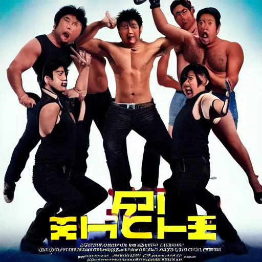 Prompt: Gachimuchi movie poster