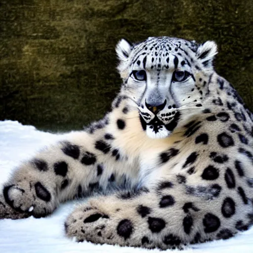 Image similar to Snow Leopard Made Of Latex