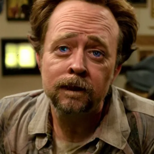 Image similar to duke clark as rickety cricket, it's always sunny in philadelphia, 8 k