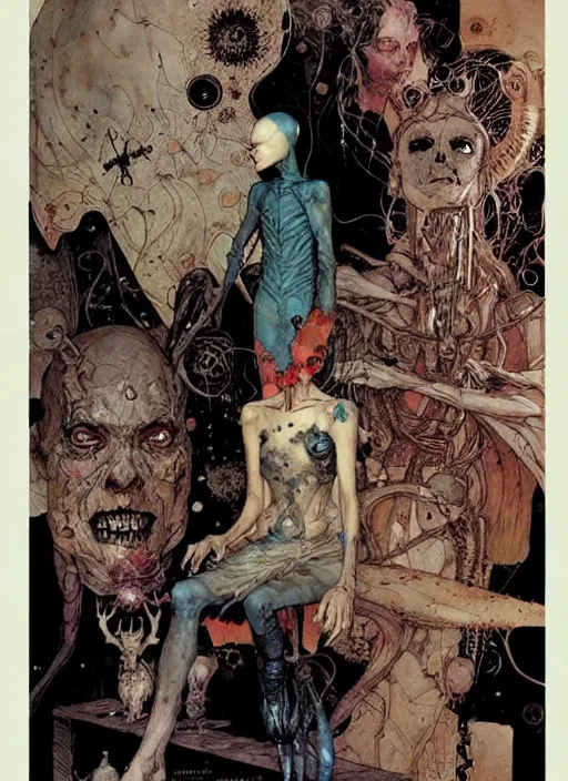 Image similar to sandman comic by chiara bautista and beksinski and norman rockwell and greg rutkowski weta studio, and lucasfilm