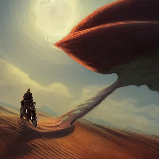 Prompt: ( ( peter griffin ) ) riding on the back of a ( worm ) from ( dune ), fantasy art, landscape art, in the style of greg rutkowski, illustration, epic