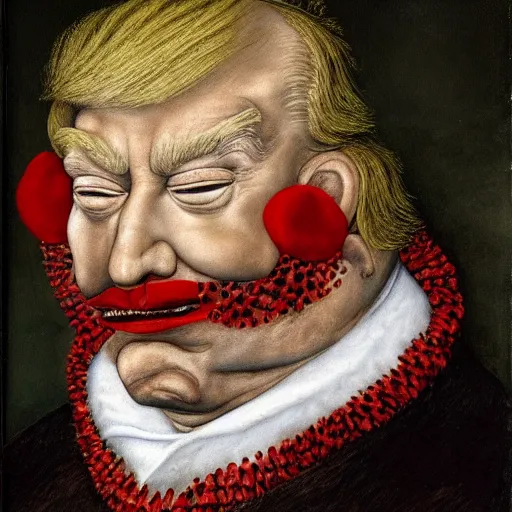 Image similar to donald trump by giuseppe arcimboldo