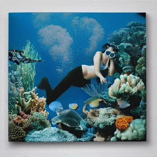 Image similar to underwater photography cool | album artwork, used lp ( 1 9 8 3 )