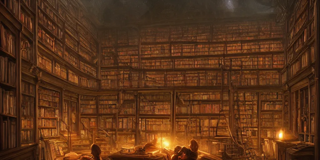 Magic Library with Space/Fantasy Lighting - Creations Feedback - Developer  Forum