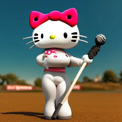 hello kitty baseball bat