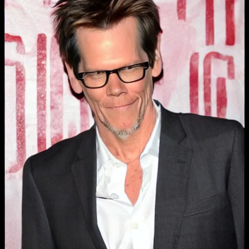 Prompt: kevin bacon as bacon