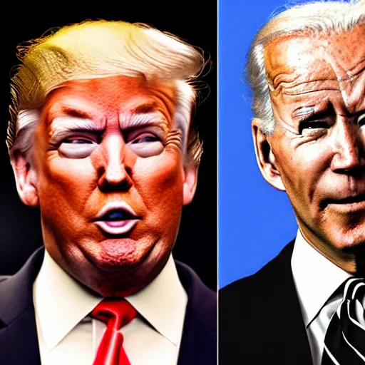 Image similar to donald trump mixed with joe biden