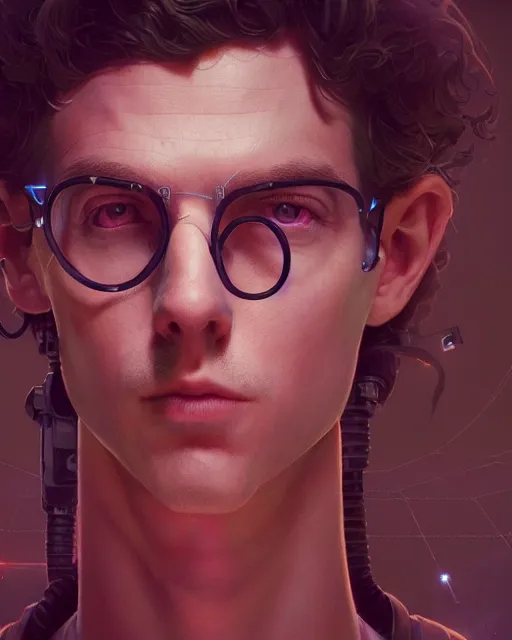 Image similar to highly detailed surreal vfx portrait of a cyberprep model, stephen bliss, unreal engine, greg rutkowski, loish, rhads, beeple, makoto shinkai and lois van baarle, ilya kuvshinov, rossdraws, tom bagshaw, alphonse mucha, global illumination, detailed and intricate environment