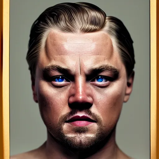 Prompt: realistic expired fuji film portrait of white albino leonardo dicaprio, hyperrealism, photorealistic, detailed, atmospheric, 8 k, award winning photography, cinematic