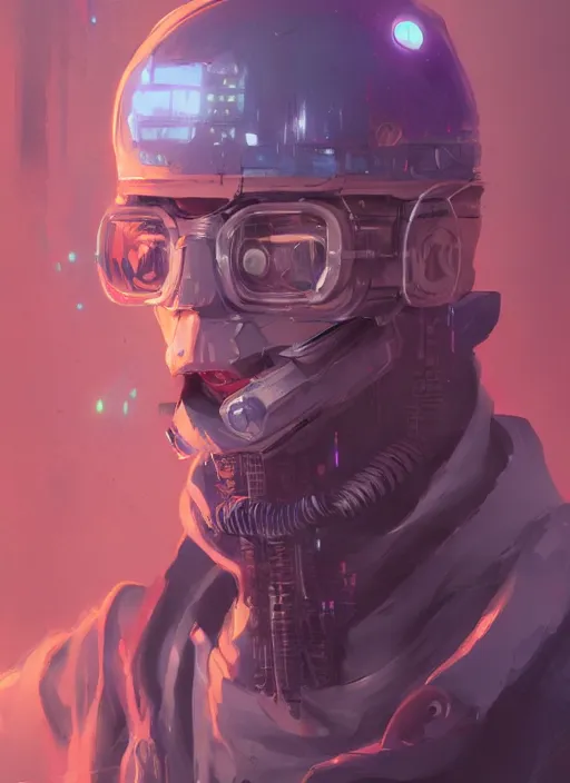 Image similar to concept art close up rich cyberpunk character, by shinji aramaki, by christopher balaskas, by krenz cushart