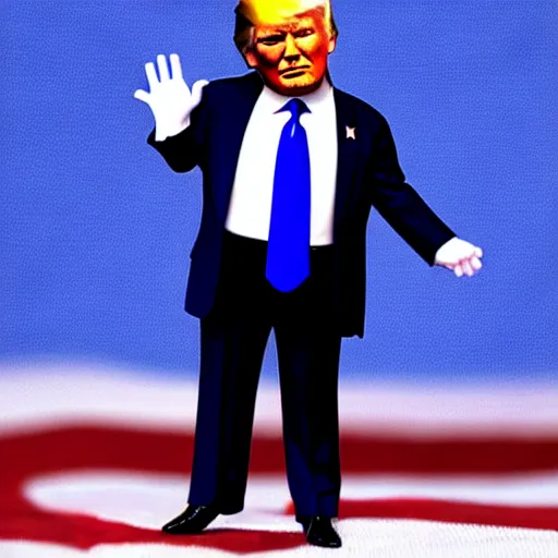 Image similar to donald trump with tiny hands