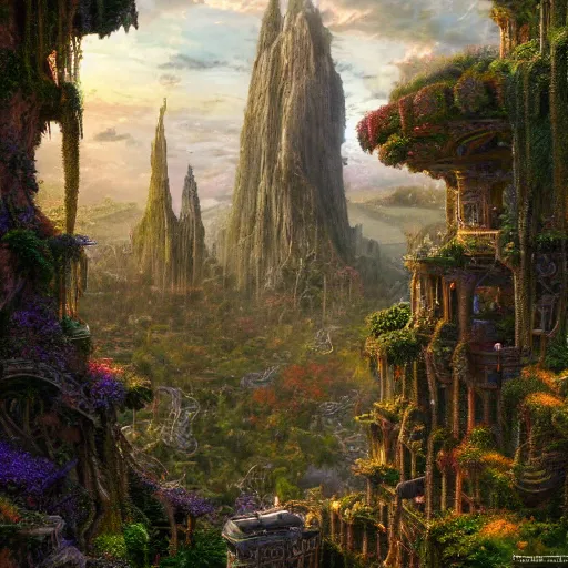 a beautiful fantasy dream world, trending on