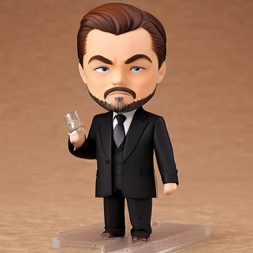 Image similar to leonardo dicaprio as nendoroid, kodak film