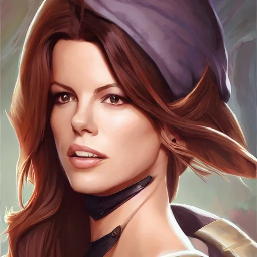 Image similar to portrait kate beckinsdale fantasy art heartstone video game icon, 2 d game art gta cover, official fanart behance hd artstation by jesper ejsing, by rhads, makoto shinkai and lois van baarle, ilya kuvshinov, rossdraws