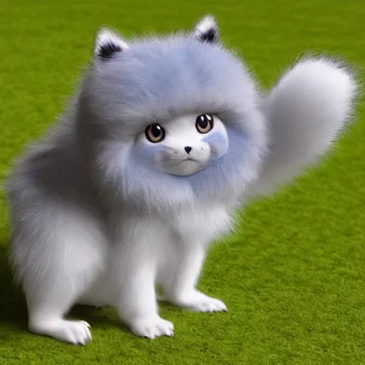 Image similar to real life pokemon, ultra realistic, extremely furry, cute