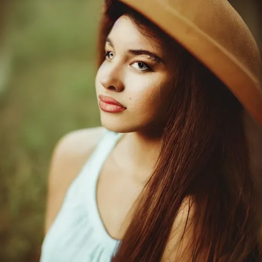 Image similar to a beautiful woman, portrait photograph, nikon 3 5 mm, photograph