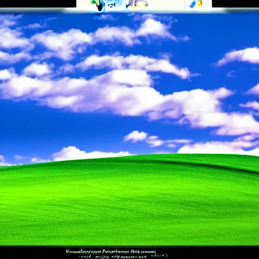 Image similar to windows XP bliss wallpaper