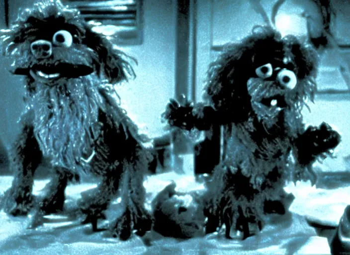 Image similar to dog - thing scene from the 1 9 8 2 science fiction film muppet john carpenter ’ s the thing