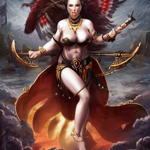 Image similar to goddess of war