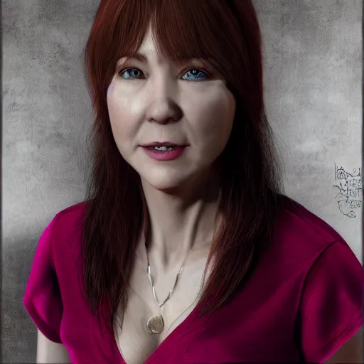 Image similar to 8k hyper realistic HDR portrait photo of Wendy from Wendy’s