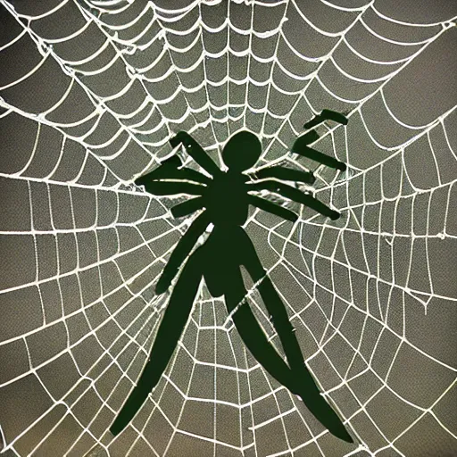 Prompt: toy soldiers in spiderweb