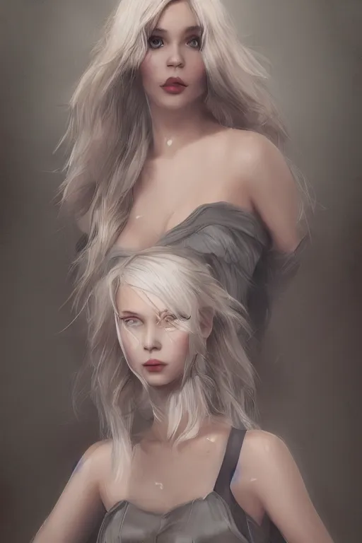 Prompt: furry female, fashion photography, full body character concept art, costume design, illustration, symmetrical face and body, single face, cinematic color grading, editorial photo, fashion, hyperrealism, trending on artstation, Charlie Bowater, WLOP, detailed, intricate, elegant, vfx, postprocessing