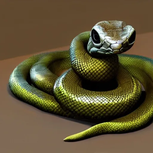 Image similar to snake with human arms