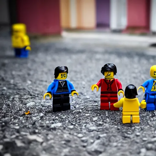 Image similar to macro street photography lego