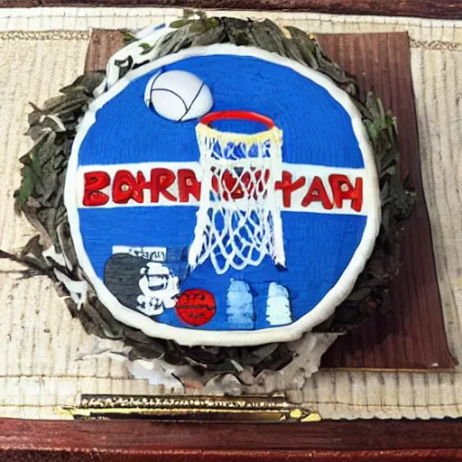 Image similar to basketball cake