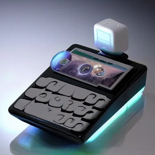 Image similar to Futuristic cube phone