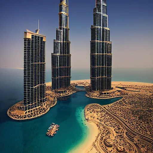 Prompt: gta : dubai by eric johansson