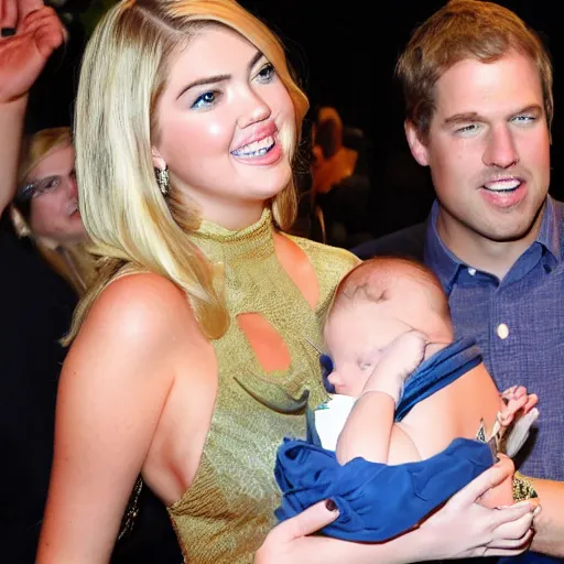 Image similar to Kate Upton and Lil Baby’s Child, Award winning photograph, HD