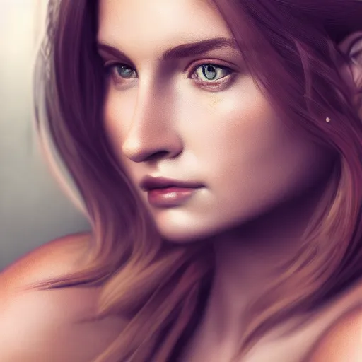 Prompt: a portrait of a young beautiful australian lady, highly detailed, cinematic lighting, hyperrealistic, 4 k, digital art