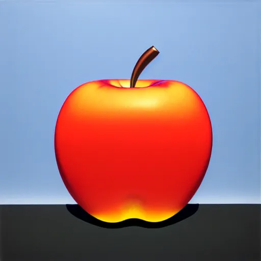 Image similar to apple bottle by shusei nagaoka, kaws, david rudnick, airbrush on canvas, pastell colours, cell shaded, 8 k