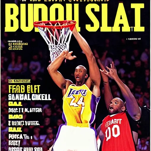 Image similar to basket ball shot kobe slam dunk magazine cover