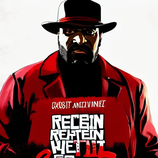 Prompt: Ghostface in red dead redemption 2 4K detail