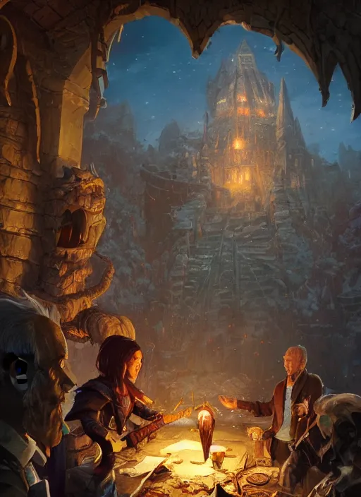 Prompt: Joe Biden in a Dungeons and Dragons adventure, digital art, greg rutkowski and thomas kinkade, detailed, high quality, 8k, illustration