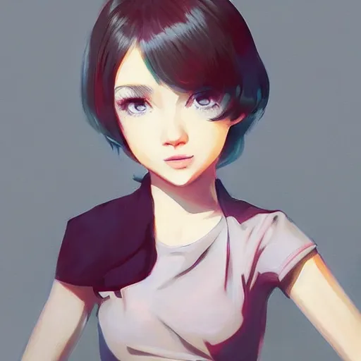 Image similar to ilya kuvshinov