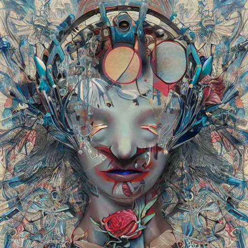 Image similar to god king 3 7, an ultrafine detailed painting by james jean, behance contest winner, vanitas, angular, altermodern