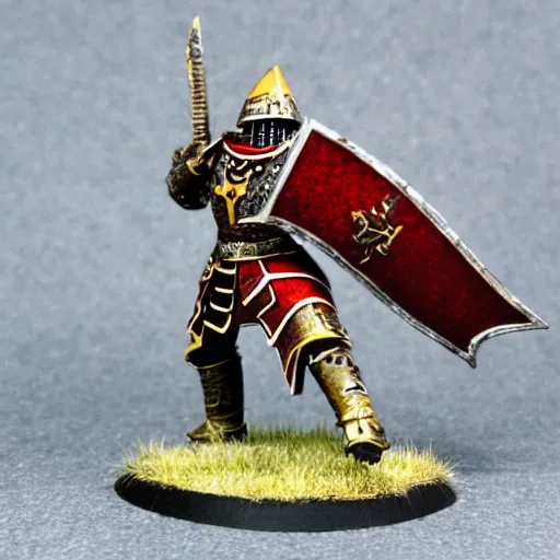 Image similar to a Bretonnian Knight,high quality