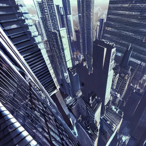 Prompt: Spiderman web swinging across skyscrapers, photorealistic, 8k, HD, dramatic, realistic,