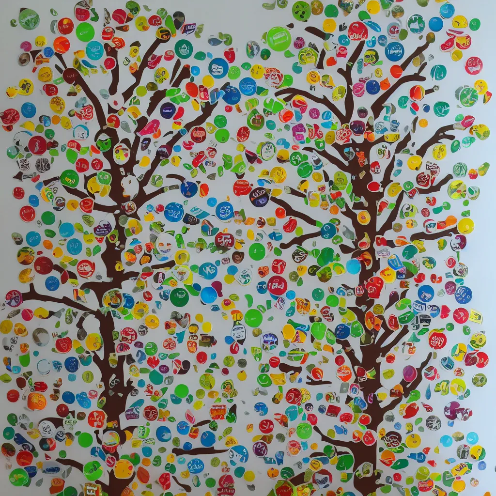 Image similar to sticker tree