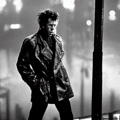 Prompt: tom waits in blade runner