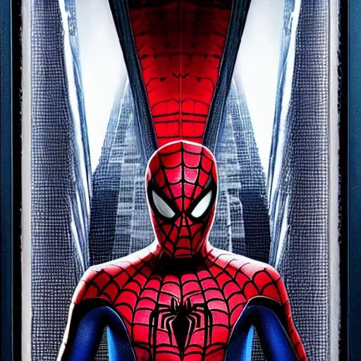 Prompt: movie poster of spiderman 4